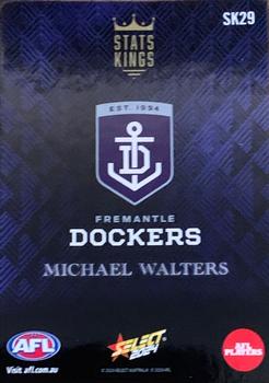 2024 Select AFL Footy Stars - Stats Kings #SK29 Michael Walters Back